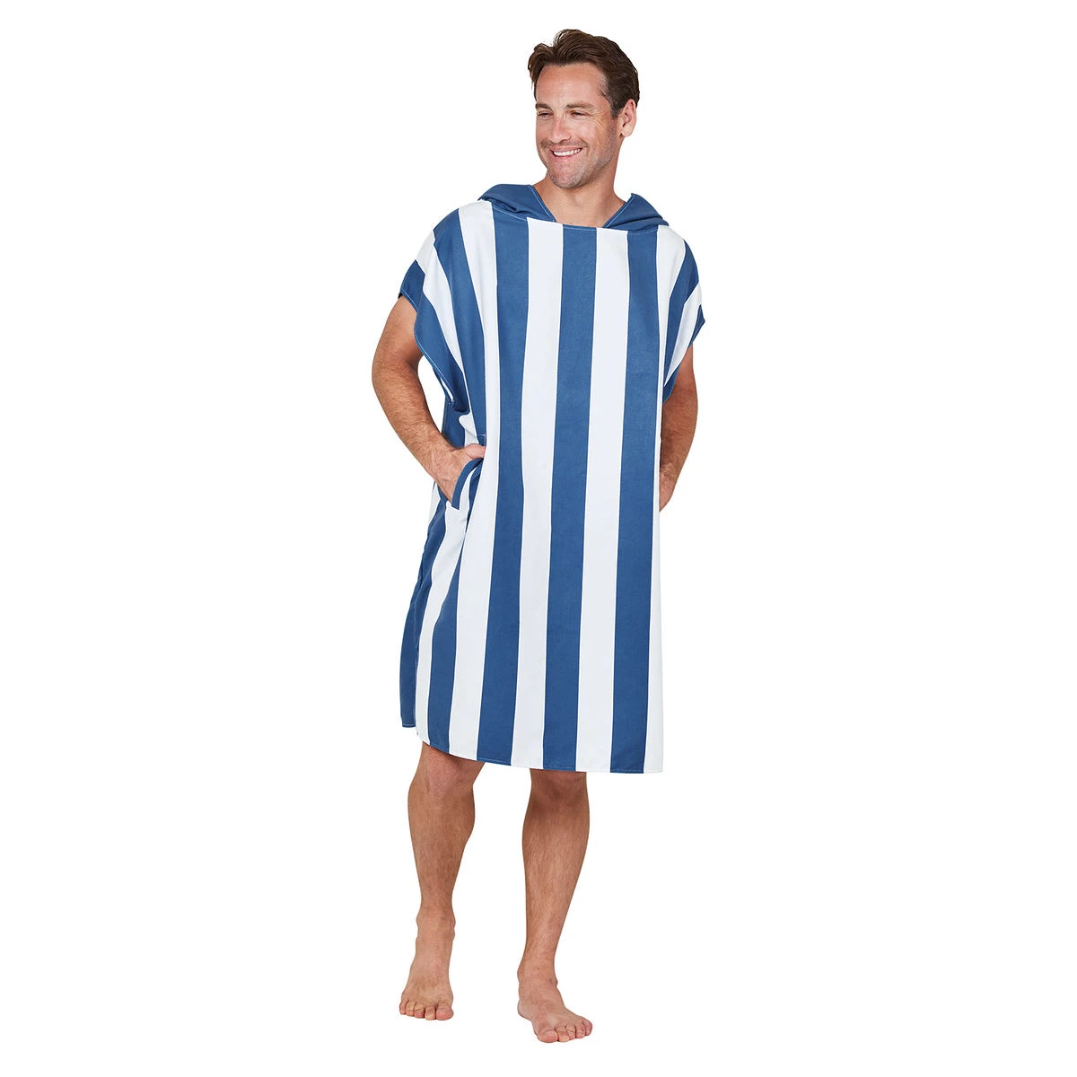 Dock & Bay Dock & Bay Poncho Adults - Whitsunday Blue 3 Dock & Bay Dock & Bay Poncho Adults - Whitsunday Blue