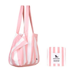 Dock & Bay Dock & Bay Foldaway Tote Bags - Malibu Pink