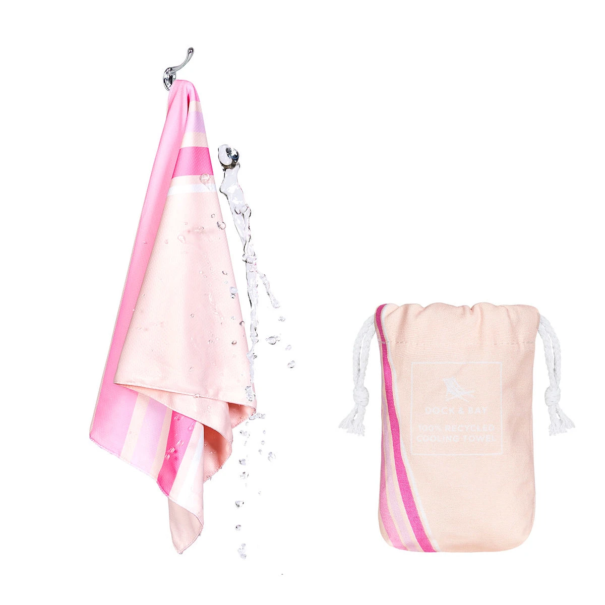 Dock & Bay Outlet Cooling Sports Towel - Go Faster - Sprint Pink - Outlet 3 Dock & Bay Outlet Cooling Sports Towel - Go Faster - Sprint Pink - Outlet