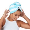 Dock & Bay Dock & Bay Hair Wrap - Quick Dry Hair Towel - Tulum Blue 1 Dock & Bay Dock & Bay Hair Wrap - Quick Dry Hair Towel - Tulum Blue -Dock & Bay Shop 01 HAIRW CAB BLUE LIFE 017 X3