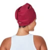 Dock & Bay Outlet Dock & Bay Hair Wrap - Quick Dry Hair Towel - Halong Burgundy - Outlet -Dock & Bay Shop 01 HAIRW CLA DKRED LIFE 015 X3