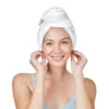 Dock & Bay Outlet Dock & Bay Quick Dry Hair Wrap - Home - Jasmine White - Outlet -Dock & Bay Shop 01 HAIRW HOM WHITE LIFE 001 X3