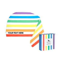 Dock & Bay Personalised Dock & Bay Hair Wraps - Rainbow Skies - Customised Embroidery Personalised For You