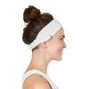 Dock & Bay Dock & Bay Makeup Headband - Crystal White -Dock & Bay Shop 01 HEADW CLA WHITE LIFE 003 X3