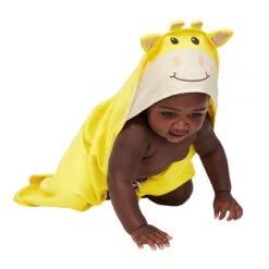 Dock & Bay Outlet Dock & Bay Baby Hooded Towels - Greta Giraffe - Outlet