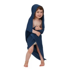 Dock & Bay Outlet Dock & Bay Baby Hooded Towels - Midnight Navy - Outlet