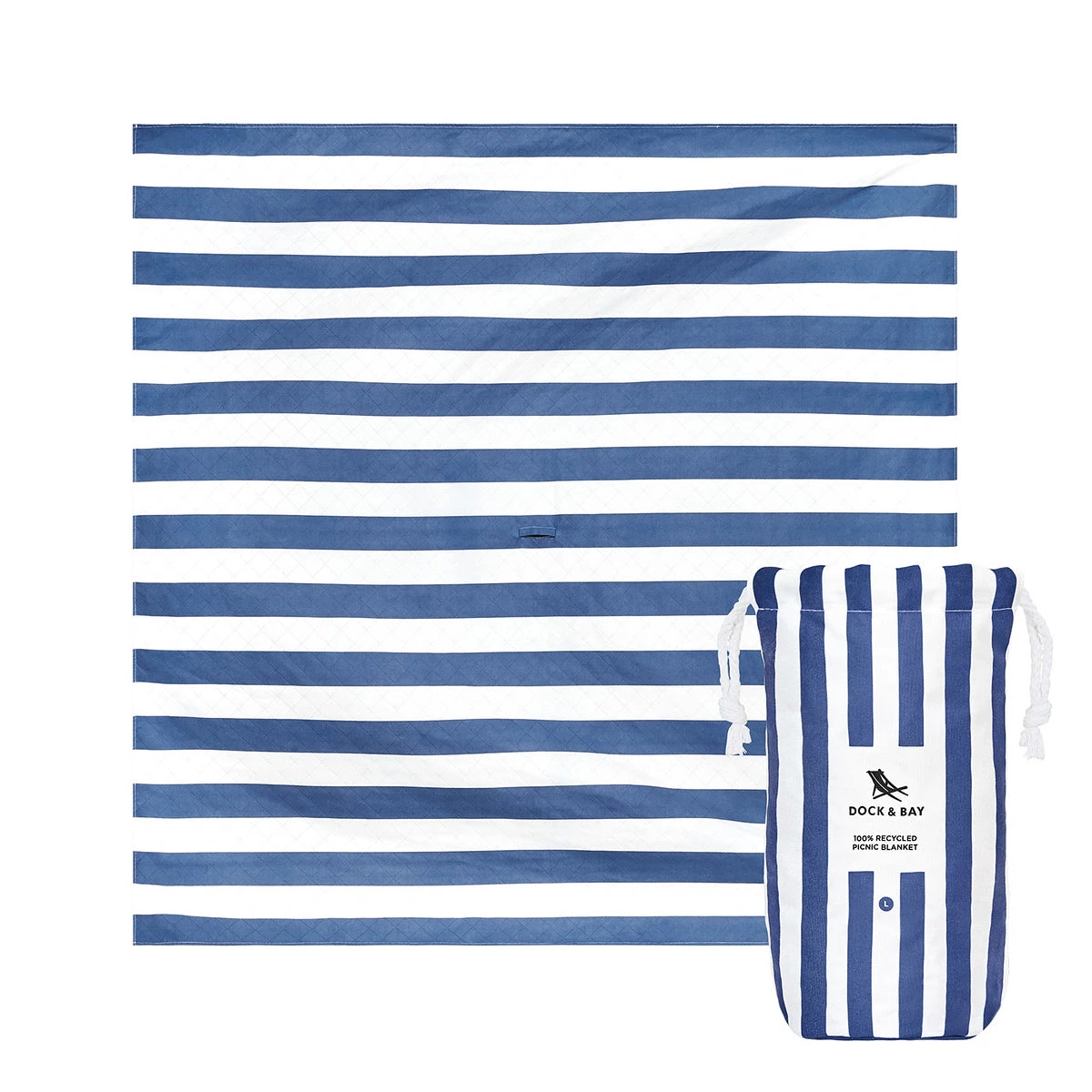 Dock & Bay Dock & Bay Picnic Blanket - Whitsunday Blue 3 Dock & Bay Dock & Bay Picnic Blanket - Whitsunday Blue