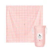 Dock & Bay Dock & Bay Picnic Blanket - Strawberries & Cream -Dock & Bay Shop 01 PICNIC GIN PINK combo lg X3