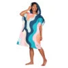Dock & Bay Dock & Bay Poncho Adults - Get Wavy -Dock & Bay Shop 01 PONCHA SGW GETWAV LIFE MD 156cmTall 019 X3