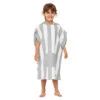 Dock & Bay Outlet Kids Poncho - Quick Dry Hooded Towel - Goa Grey - Outlet -Dock & Bay Shop 01 PONCHK CAB GREY SM LIFE F 004 X3