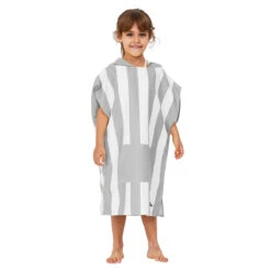 Dock & Bay Outlet Kids Poncho - Quick Dry Hooded Towel - Goa Grey - Outlet