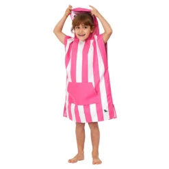 Dock & Bay Outlet Kids Poncho - Quick Dry Hooded Towel - Phi Phi Pink - Outlet