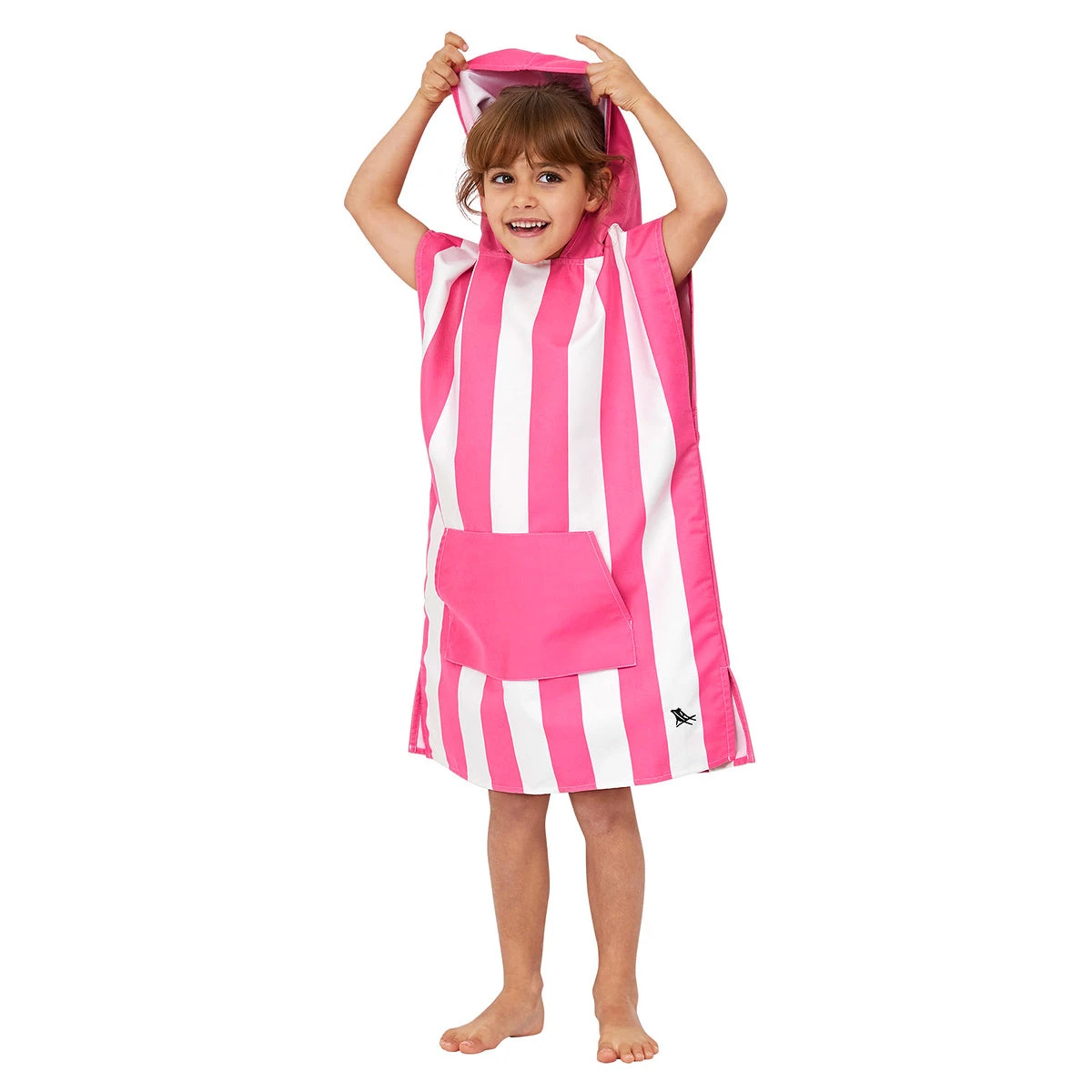Dock & Bay Outlet Kids Poncho - Quick Dry Hooded Towel - Phi Phi Pink - Outlet 3 Dock & Bay Outlet Kids Poncho - Quick Dry Hooded Towel - Phi Phi Pink - Outlet
