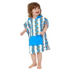 Dock & Bay Outlet Kids Poncho - Quick Dry Hooded Towel - Monkey Business - Outlet