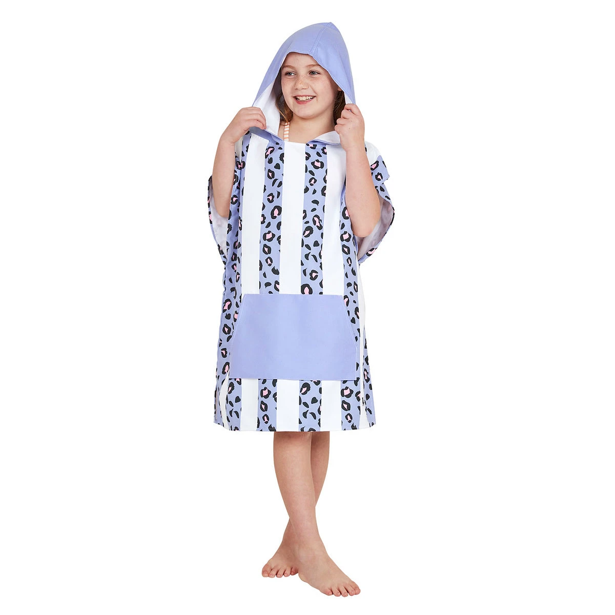 Dock & Bay Dock & Bay Poncho Kids - Lively Leopard 3 Dock & Bay Dock & Bay Poncho Kids - Lively Leopard