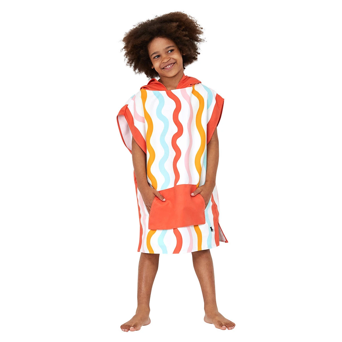 Dock & Bay Dock & Bay Poncho Kids - Squiggle Face 2 Dock & Bay Dock & Bay Poncho Kids - Squiggle Face