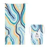 Dock & Bay Dock & Bay Quick Dry Towels - Groovy Dunes -Dock & Bay Shop 01 TOWLB SGW GROOVY combo linepouch lg X3