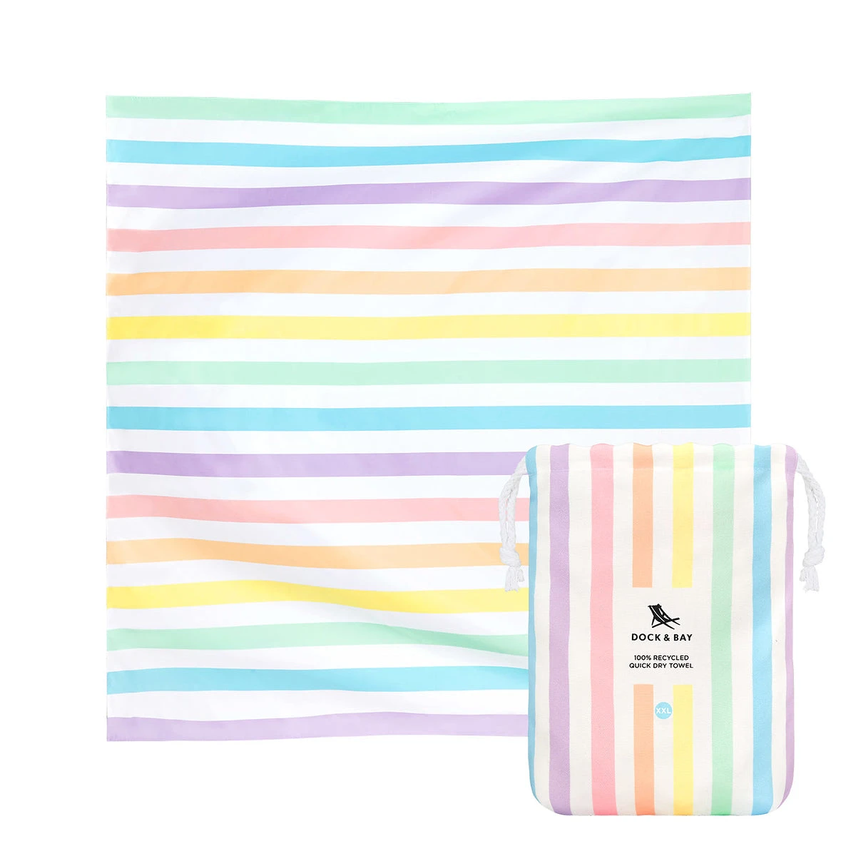 Dock & Bay Dock & Bay Quick Dry Towel For Two - Extra Extra Large - Unicorn Waves 3 Dock & Bay Dock & Bay Quick Dry Towel For Two - Extra Extra Large - Unicorn Waves