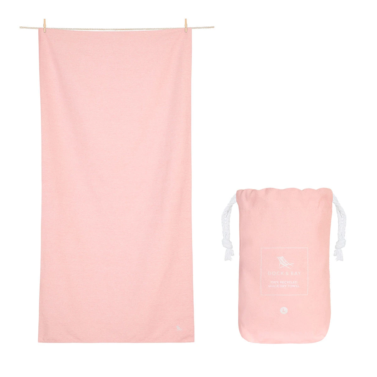 Dock & Bay Dock & Bay Quick Dry Towels - Island Pink 3 Dock & Bay Dock & Bay Quick Dry Towels - Island Pink