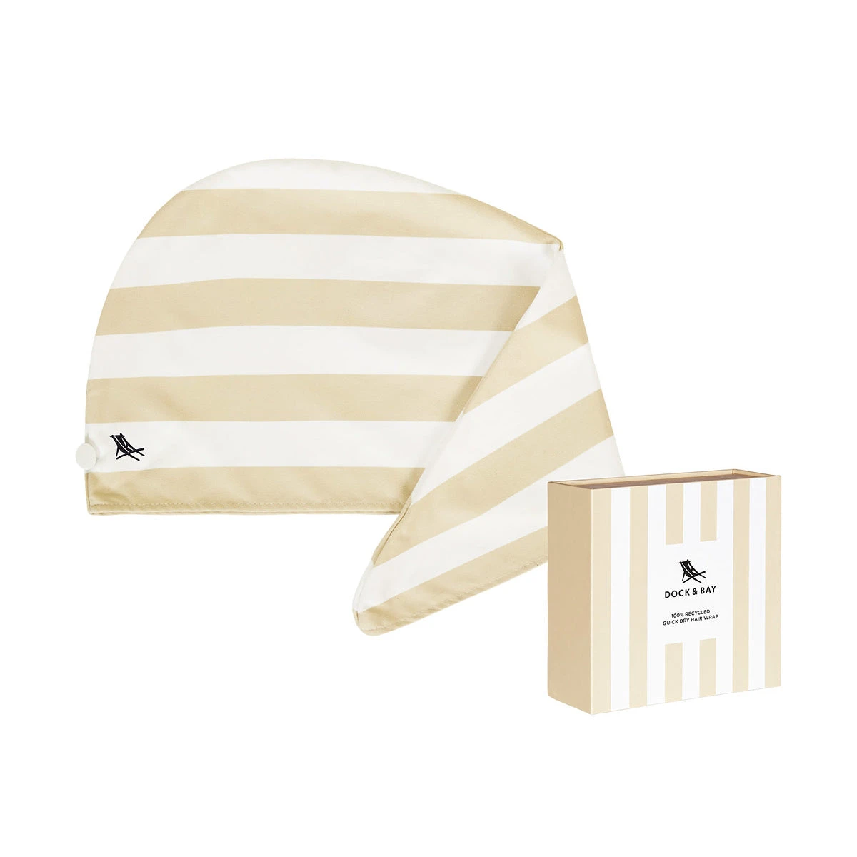 Dock & Bay Dock & Bay Hair Wrap - Quick Dry Hair Towel - Bora Bora Beige - Outlet 4 Dock & Bay Dock & Bay Hair Wrap - Quick Dry Hair Towel - Bora Bora Beige - Outlet - Image 2