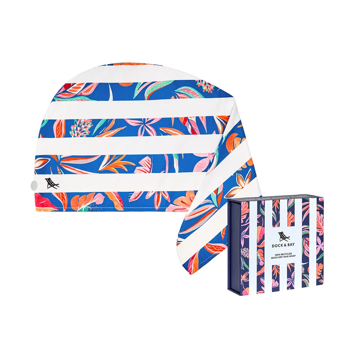 Dock & Bay Dock & Bay Hair Wraps - Tropical Bloom 4 Dock & Bay Dock & Bay Hair Wraps - Tropical Bloom - Image 2