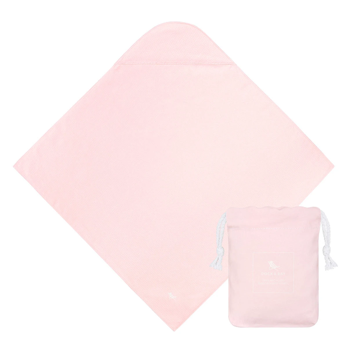 Dock & Bay Outlet Dock & Bay Baby Hooded Towels - Peekaboo Pink - Outlet 4 Dock & Bay Outlet Dock & Bay Baby Hooded Towels - Peekaboo Pink - Outlet - Image 2