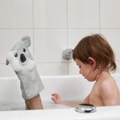 Dock & Bay Outlet Dock & Bay Wash Mitt - Animal - Kirra Koala - Outlet -Dock & Bay Shop 03 BABYBATH21 HOODT ANI HD KOALA 013 SQ X3
