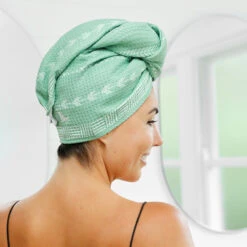 Dock & Bay Dock & Bay Hair Wraps - Joshua Tree -Dock & Bay Shop 03 EMERALDHOME21 HAIRW HID GREEN 007 SQ X3