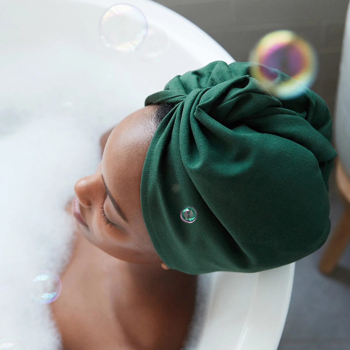 Dock & Bay Outlet Dock & Bay Hair Wrap - Quick Dry Hair Towel - Atacama Khaki - Outlet 7 Dock & Bay Outlet Dock & Bay Hair Wrap - Quick Dry Hair Towel - Atacama Khaki - Outlet - Image 5