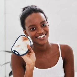 Dock & Bay Reusable Makeup Removers - Whitsunday Blue -Dock & Bay Shop 03 HOME20 MAKUP STD D1M4 023 SQ X3