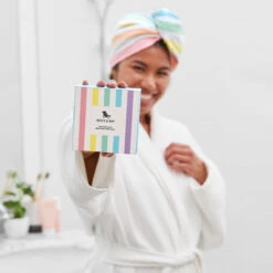 Dock & Bay Dock & Bay Hair Wrap - Quick Dry Hair Towel - Rainbow Road (4) -Dock & Bay Shop 03 HOME23 HAIRW SUM UNICN 002 SQ X3