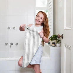 Dock & Bay Kids Dock & Bay Kids Hair Wraps - Goa Grey -Dock & Bay Shop 03 KIDSHOME22 HAIRW CAB KIDS LTGRY S1 004 SQ X3