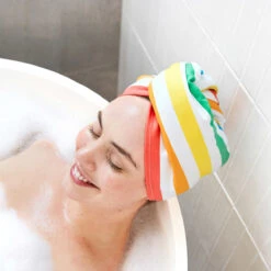 Dock & Bay Dock & Bay Hair Wraps - Rainbow Skies -Dock & Bay Shop 03 MUSEHOME22 HAIRW CAB RAINB 012 SQ X3