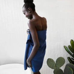 Dock & Bay Dock & Bay Bath Towels - Nautical Navy -Dock & Bay Shop 03 MUSEHOME22 TOWLH CLA NAVY 22 SQ X3