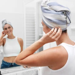 Dock & Bay Dock & Bay Hair Wraps - Primrose Pink -Dock & Bay Shop 04 HOMEAUS23 HAIRW CBH NAVY MADDIE 034 SQ VIDEO X3 a0b27250 189a 4e5b 9693 83493ad75ac8