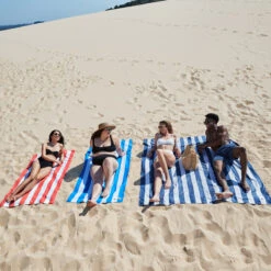 Dock & Bay Dock & Bay Quick Dry Towel For Two - Extra Extra Large - Whitsunday Blue -Dock & Bay Shop 04 SANDDUNES23 TOWLB CAB SIZES 026 VIDEO X3 095f64d9 196d 473e 8b25 a133ca4a2af5