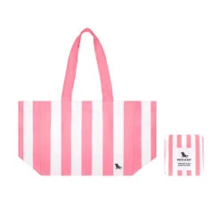 Dock & Bay Dock & Bay Foldaway Tote Bags - Set (5) 22 Dock & Bay Dock & Bay Foldaway Tote Bags - Set (5) -Dock & Bay Shop 05 BAGF CAB LTPNK combo X3