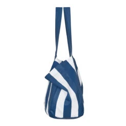Dock & Bay Dock & Bay Foldaway Tote Bags - Whitsunday Blue 21 Dock & Bay Dock & Bay Foldaway Tote Bags - Whitsunday Blue -Dock & Bay Shop 05 BAGF CAB NAVY hang side X3
