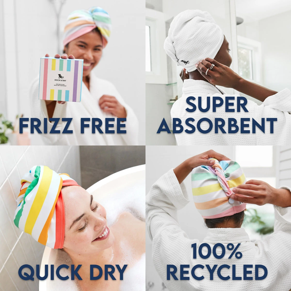 Dock & Bay Personalised Dock & Bay Hair Wraps - Rainbow Skies - Customised Embroidery Personalised For You 7 Dock & Bay Personalised Dock & Bay Hair Wraps - Rainbow Skies - Customised Embroidery Personalised For You - Image 5