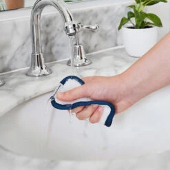 Dock & Bay Reusable Makeup Removers - Whitsunday Blue -Dock & Bay Shop 05 HOME22 MAKUP STD NAVY 004 SQ X3