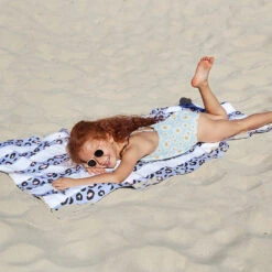 Dock & Bay Dock & Bay Kids Beach Towels - Lively Leopard -Dock & Bay Shop 05 KIDSBEACH22 TOWLB KID LEOP 103 SQ X3