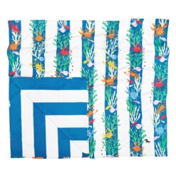 Dock & Bay Dock & Bay Kids Beach Towels - Beneath The Reef 24 Dock & Bay Dock & Bay Kids Beach Towels - Beneath The Reef -Dock & Bay Shop 05 TOWLB KID REEF flatfold X3