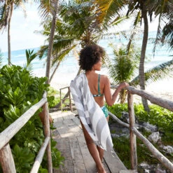 Dock & Bay Dock & Bay Quick Dry Towels - Nice & Neutral (Set Of 4) -Dock & Bay Shop 05 TULUM17 CABANA LIGHT GREY S6 005 SQ X3