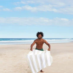 Dock & Bay Dock & Bay Quick Dry Towels - Nice & Neutral (Set Of 4) -Dock & Bay Shop 06 BYRON18 CABANA LIGHT BEIGE S19 005 SQ X3