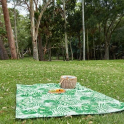 Dock & Bay Dock & Bay Picnic Blanket - Palm Dreams -Dock & Bay Shop 06 GREENPOINT22 PICNIC BOT PALM 009 SQ X3