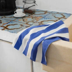 Dock & Bay Dock & Bay Tea Towels - Set A (2) -Dock & Bay Shop 06 HOMEITALY23 TEATWL BLUJAM 036 SQ X3