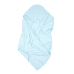 Dock & Bay Outlet Dock & Bay Baby Hooded Towels - Bestie Blue - Outlet -Dock & Bay Shop 06 HOODT CLA SM LTBLU flatfoldcrease X3
