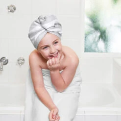 Dock & Bay Kids Dock & Bay Kids Hair Wraps - Malibu Pink -Dock & Bay Shop 06 KIDSHOME22 HAIRW CAB KIDS LTGRY S1 003 SQ X3 ddf539c2 63a9 4a29 a3cb 1ebbb2b54c1d