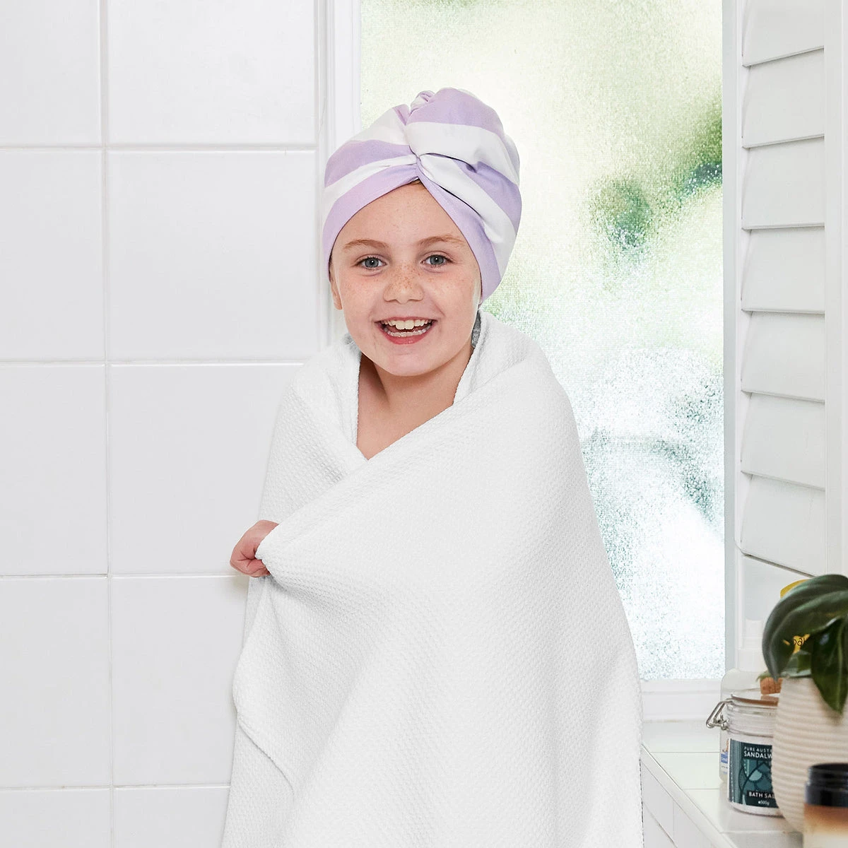 Dock & Bay Kids Dock & Bay Kids Hair Wraps - Lombok Lilac 8 Dock & Bay Kids Dock & Bay Kids Hair Wraps - Lombok Lilac - Image 6