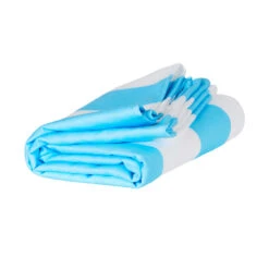 Dock & Bay Dock & Bay Kids Beach Towels - Tulum Blue -Dock & Bay Shop 06 TOWLB CAB LTBLU fold X3